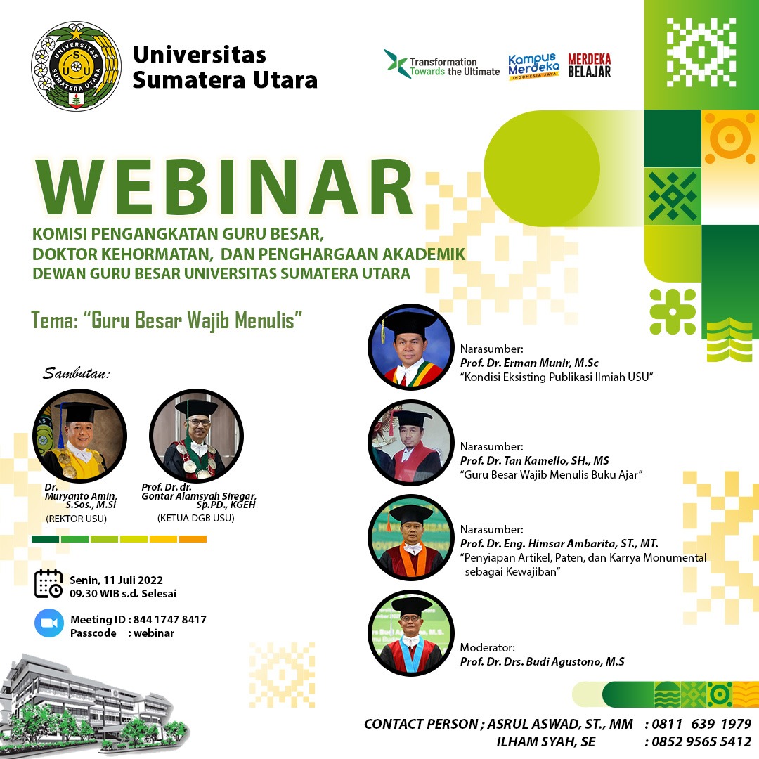 Webinar “Guru Besar Wajib Menulis”